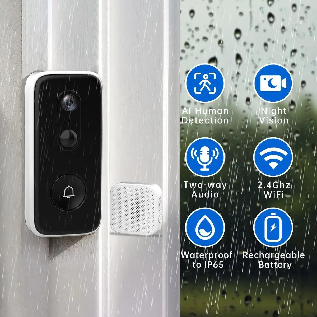 JOOAN Doorbell Camera Wireless WiFi JOOAN