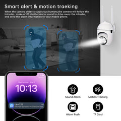 A2R-U Indoor PTZ WiFi Security Camera – Auto Tracking, Color Night Vision, Two-Way Audio