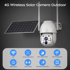 G4Q3-U Solar Outdoor PTZ WiFi Security Camera – Auto Tracking, Color Night Vision