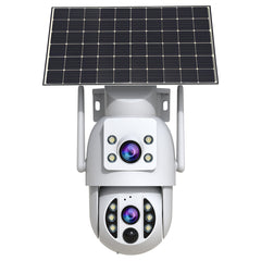 S3-U Solar Outdoor Dual-Lens PTZ WiFi Security Camera – Auto Tracking, Color Night Vision